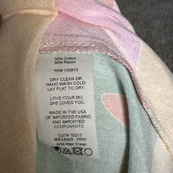 Show Me Your Mumu  Julia Maxi Dress in Tropical Fruit Womens S Front Slit Fruit - Picture 11 of 11